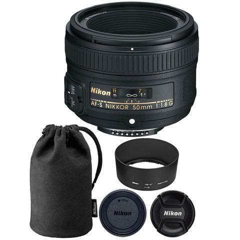 Nikon AF-S FX NIKKOR 50mm f/1.8G Lens for Nikon DSLR Cameras